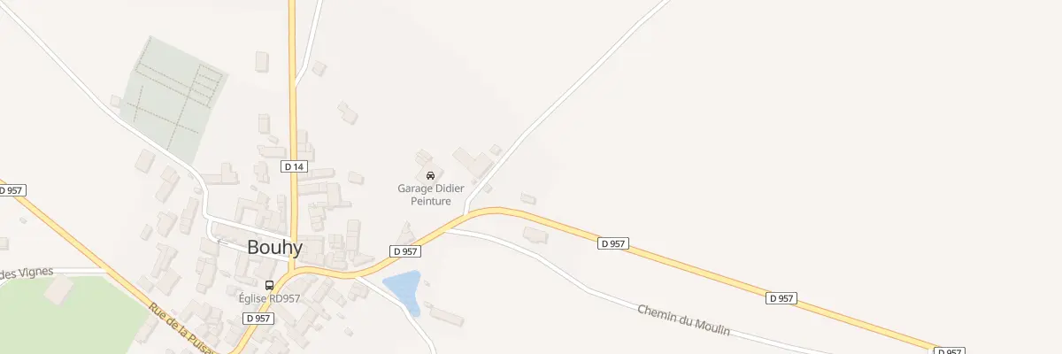 Plan du 15 Rue de la Forterre à Bouhy