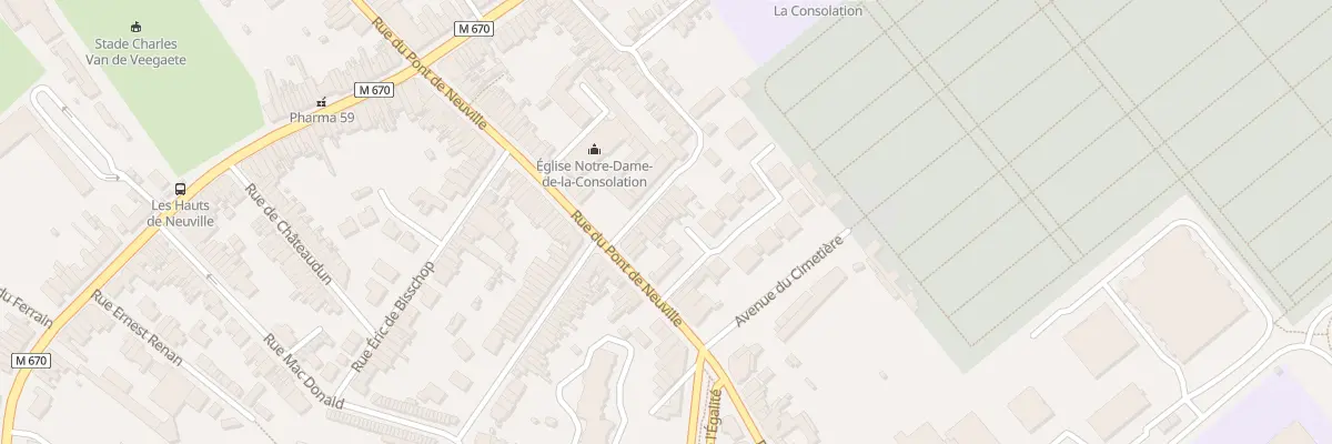 Plan du 14 Rue de l’Ermitage à Tourcoing