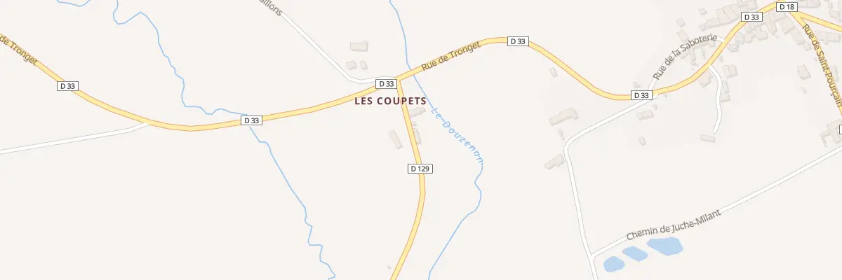 Plan du 5252 Le Coupet à Treban