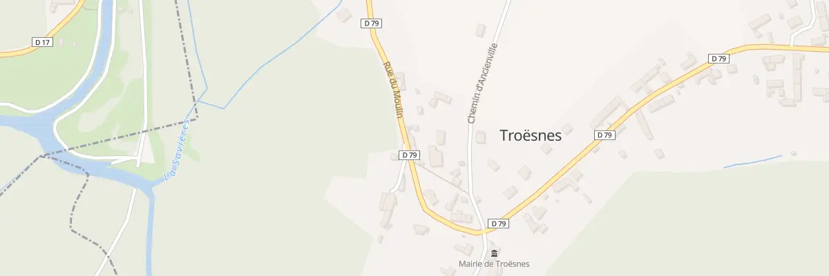 Plan du 10 Rue du Moulin à Troësnes