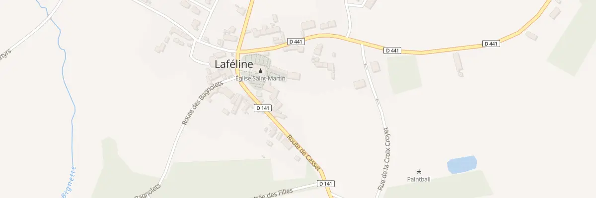 Plan du 5109 Le Bourg à Laféline
