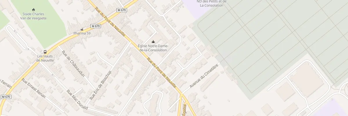 Plan du 18 Rue de l’Ermitage à Tourcoing