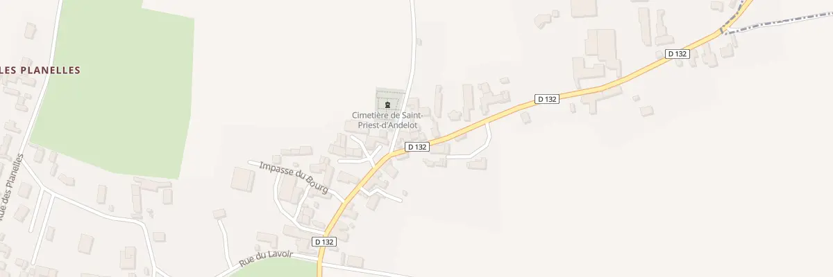 Plan du 3 Rue de la Prat à Saint-Priest-d’Andelot