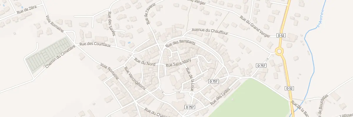 Plan du 1 Rue du Monastère à Orcet