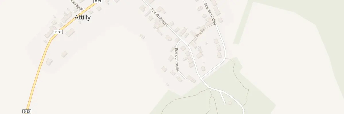 Plan du 5002 Rue du Prozet à Attilly