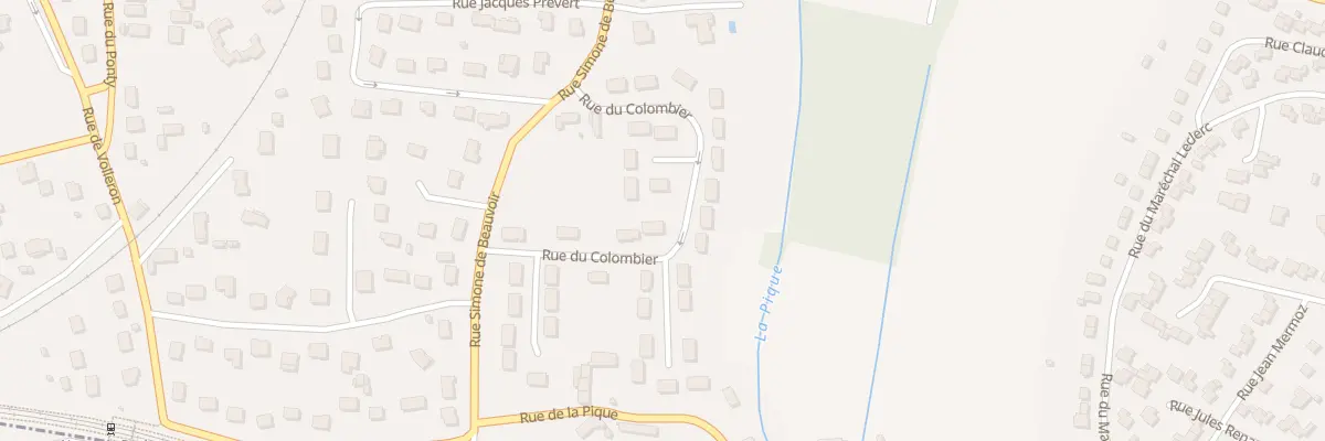 Plan du 2 Rue du Colombier à Coulanges-lès-Nevers