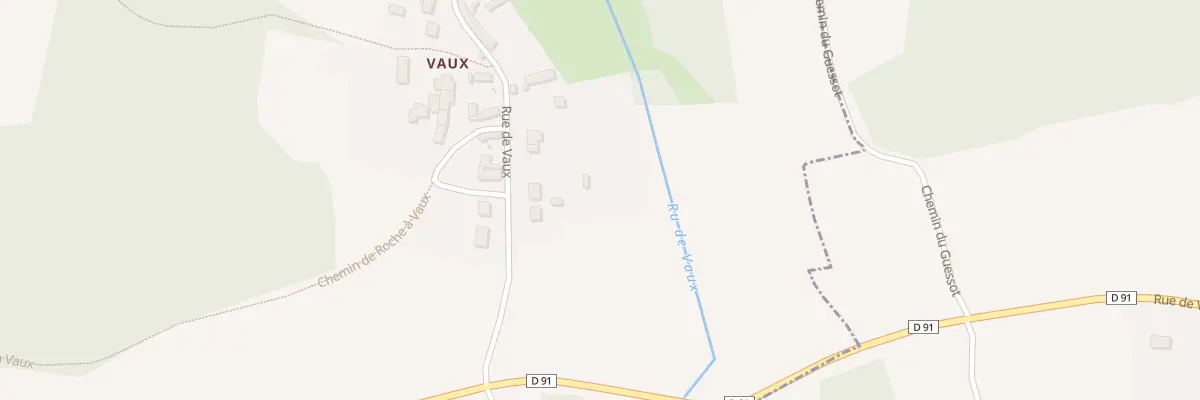 Plan du 2 Rue de Vaux à Berny-Rivière