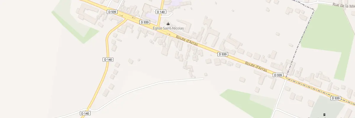 Plan du 3111 Rte d’Arras à Raillencourt-Sainte-Olle