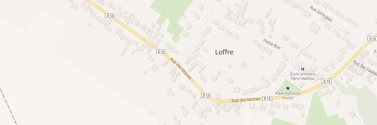 Plan du 20 Rue du Petit Marais à Loffre