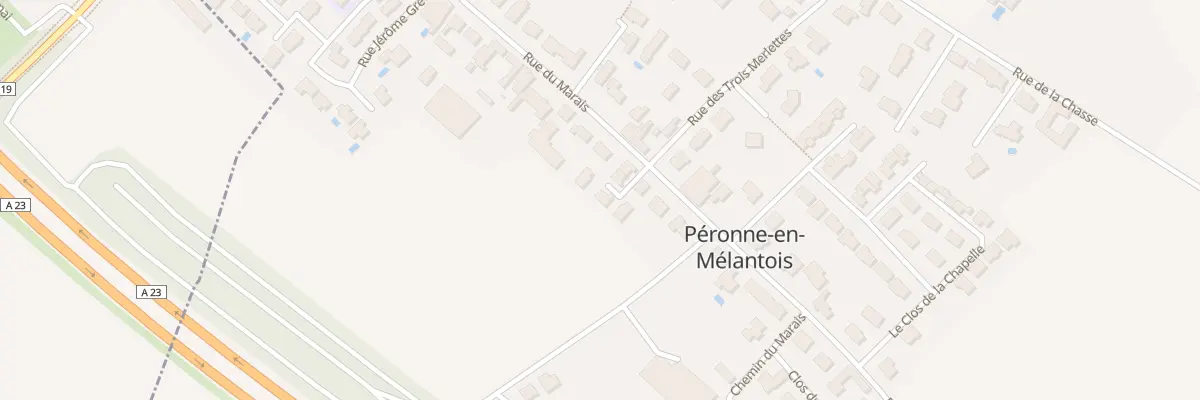 Plan du 240 Rue du Marais à Péronne-en-Mélantois