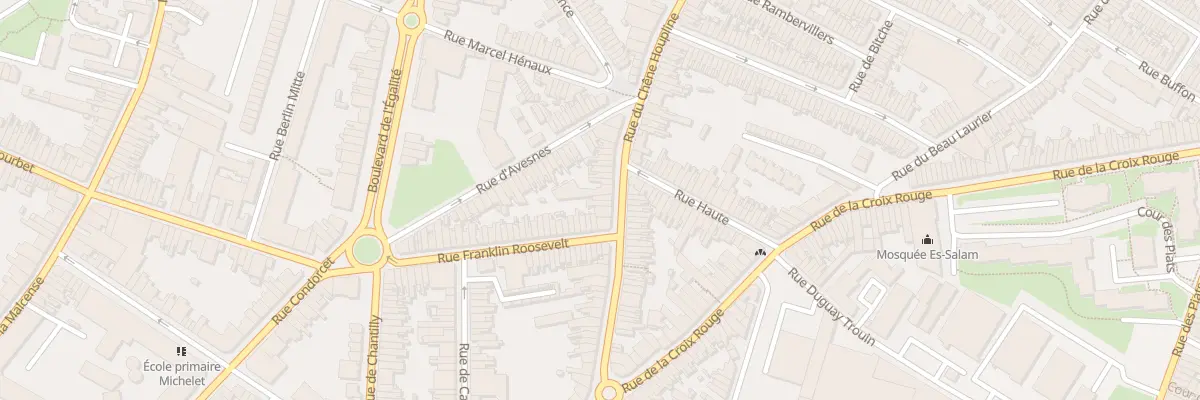 Plan du 43 Rue du Chêne Houpline à Tourcoing