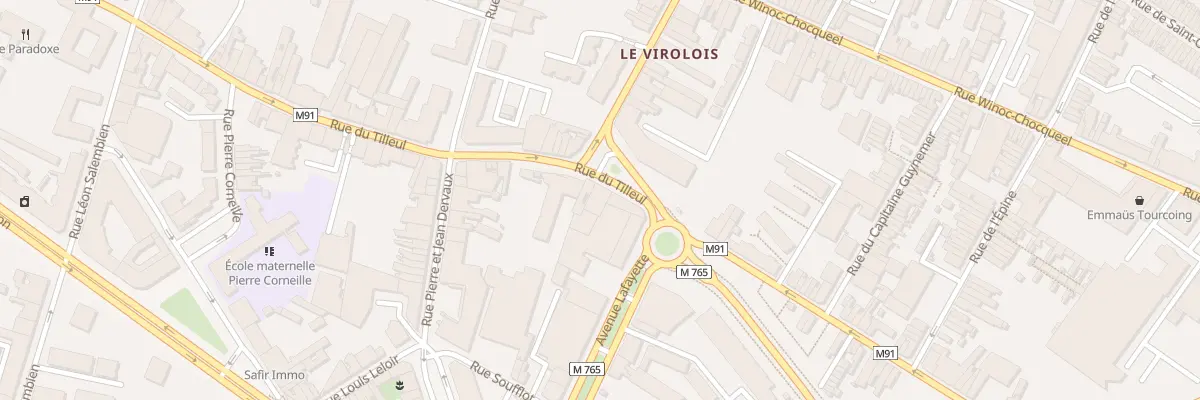 Plan du 76 Rue du Tilleul à Tourcoing