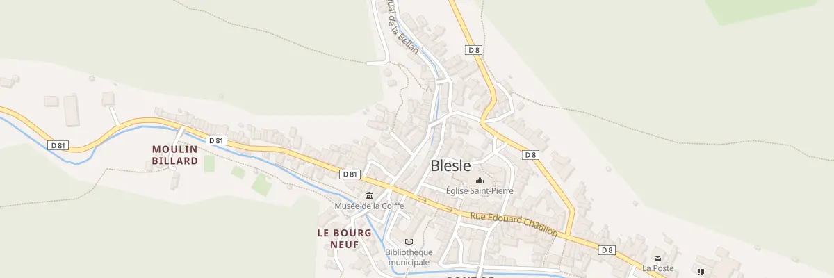 Plan du 5100 Pl aux Sabots à Blesle