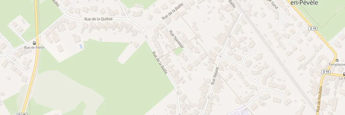 Plan du 24 Rue de la Baille à Templeuve-en-Pévèle