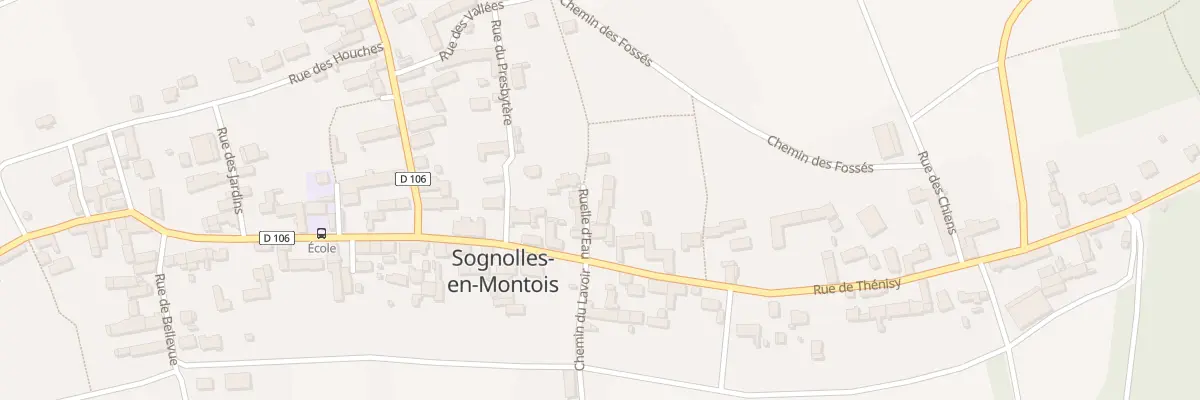 Plan du 2 Rle d’Eau à Sognolles-en-Montois