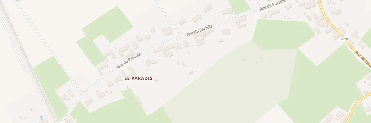 Plan du 15 Rue du Paradis à Templeuve-en-Pévèle