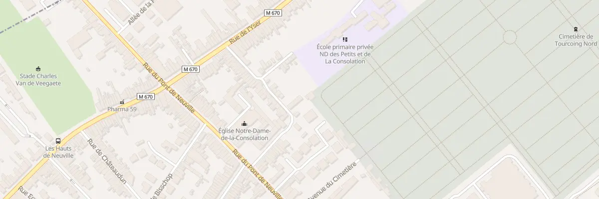 Plan du 36 Rue de l’Ermitage à Tourcoing
