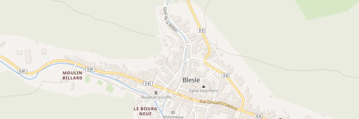 Plan du 5096 Rue de la Bellan à Blesle