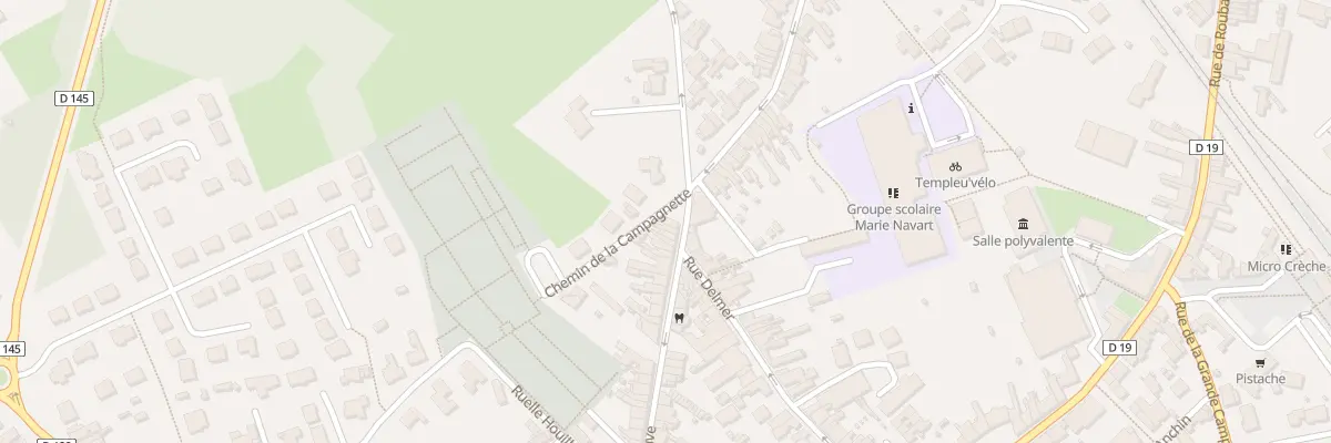 Plan du 63 Rue Neuve à Templeuve-en-Pévèle