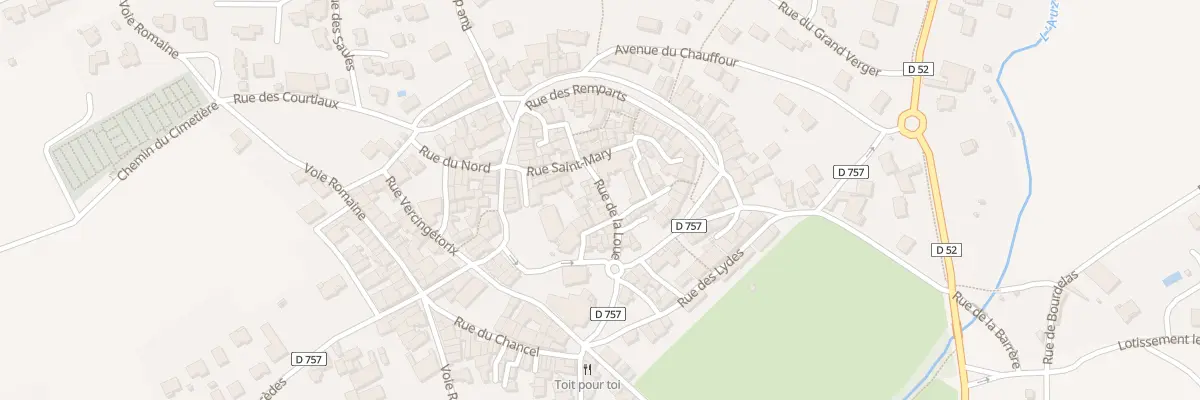 Plan du 7 Rue de la Loue à Orcet