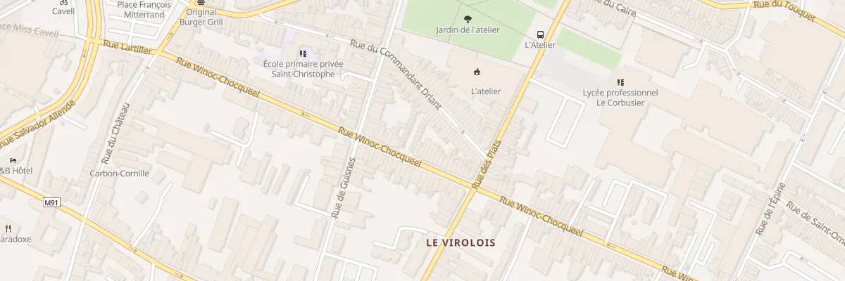 Plan du 69 Rue Winoc Chocqueel à Tourcoing