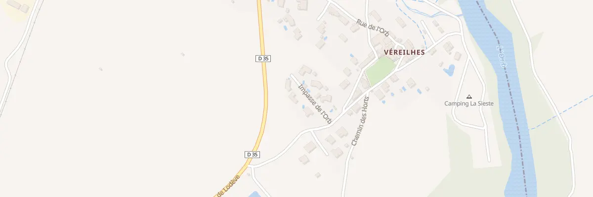 Plan du 7000F Véreilles à La Tour-sur-Orb
