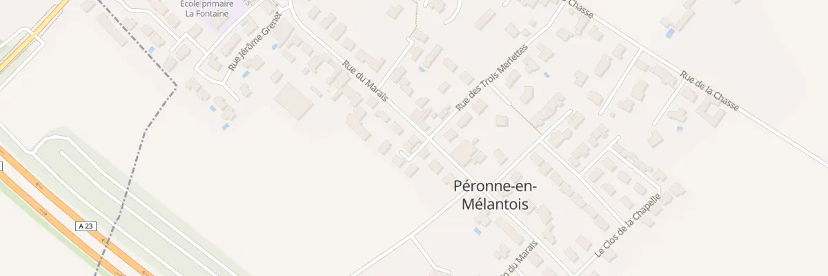 Plan du 234 Rue du Marais à Péronne-en-Mélantois