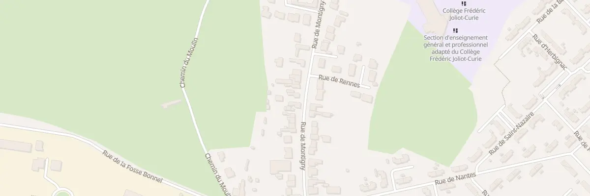 Plan du 698 Rue de Montigny à Lallaing