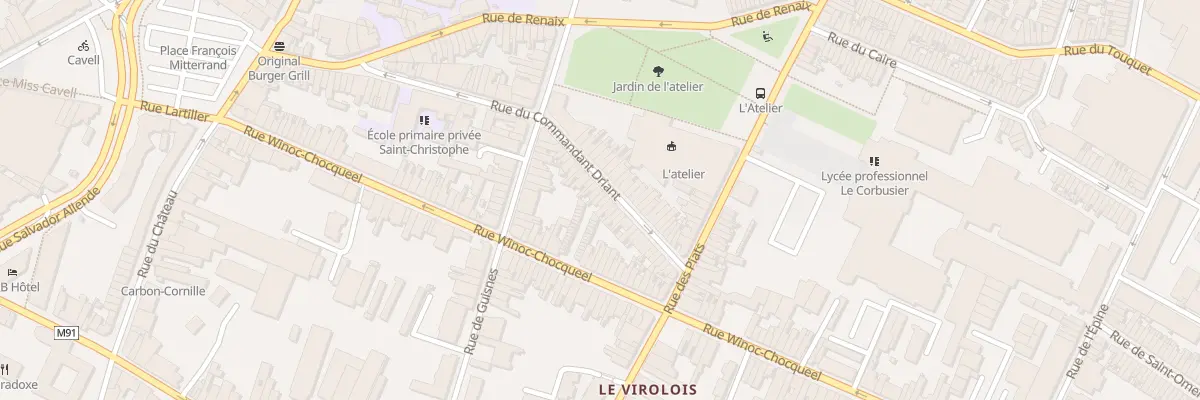 Plan du 46 Rue du Commandant Driant à Tourcoing