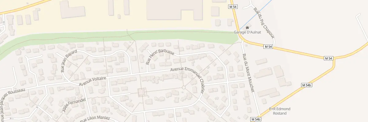Plan du 13 Rue Henri Barbusse à Aulnat