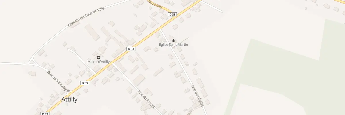 Plan du 4 Rue de l’Eglise à Attilly