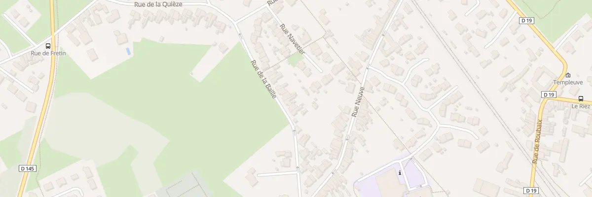 Plan du 14 Rue de la Baille à Templeuve-en-Pévèle