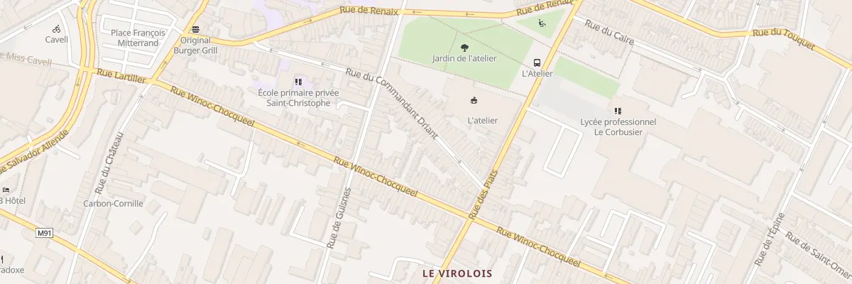 Plan du 48 Rue du Commandant Driant à Tourcoing