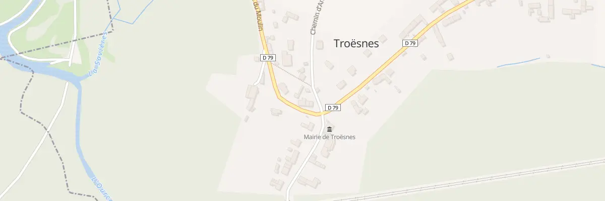 Plan du 4 Rue du Moulin à Troësnes