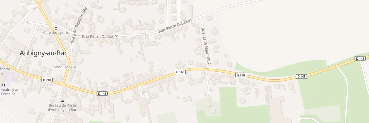 Plan du 13 Rue Francois Ponthieu à Aubigny-au-Bac