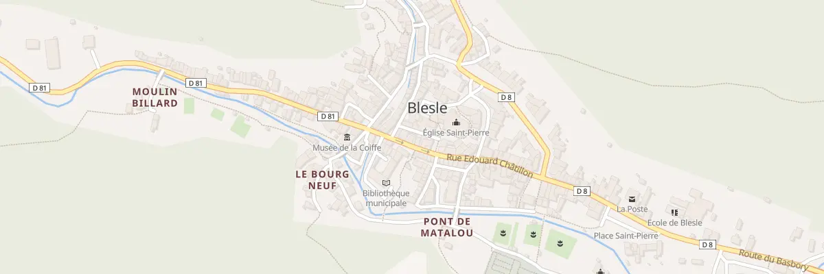 Plan du 5021 Pl du Mazel à Blesle