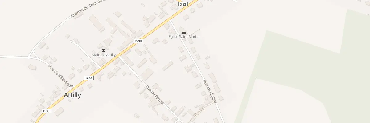 Plan du 6 Rue de l’Eglise à Attilly