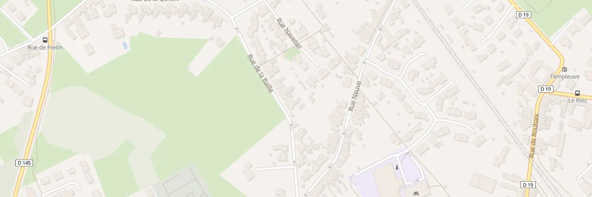 Plan du 12 Rue de la Baille à Templeuve-en-Pévèle