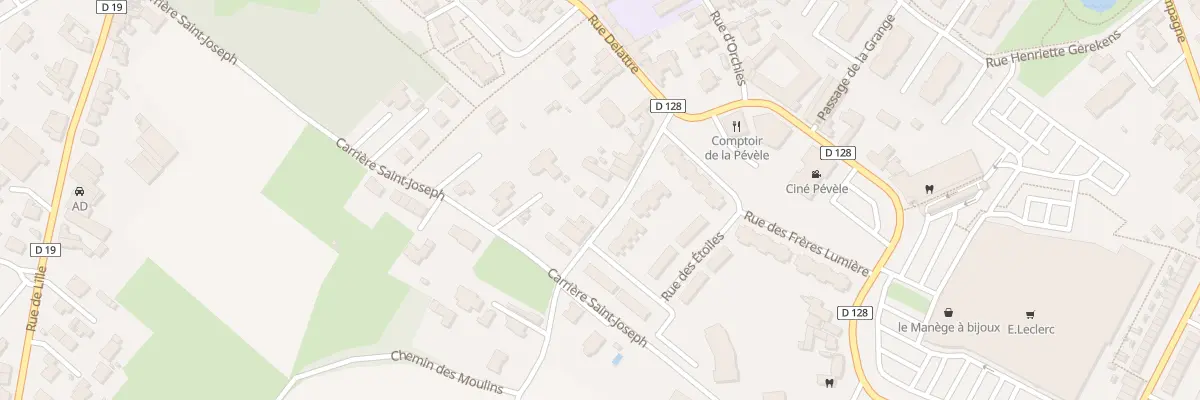Plan du 38 Rue Delattre à Templeuve-en-Pévèle