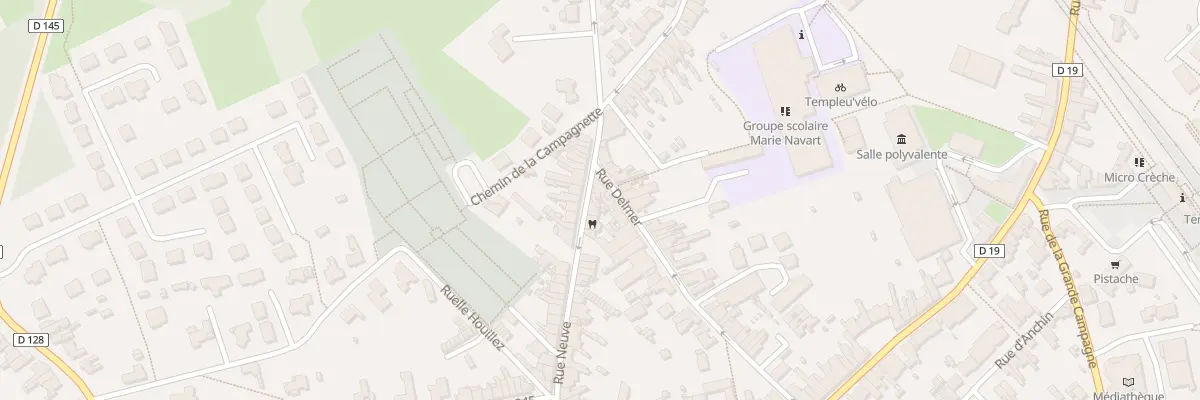 Plan du 38 Rue Neuve à Templeuve-en-Pévèle