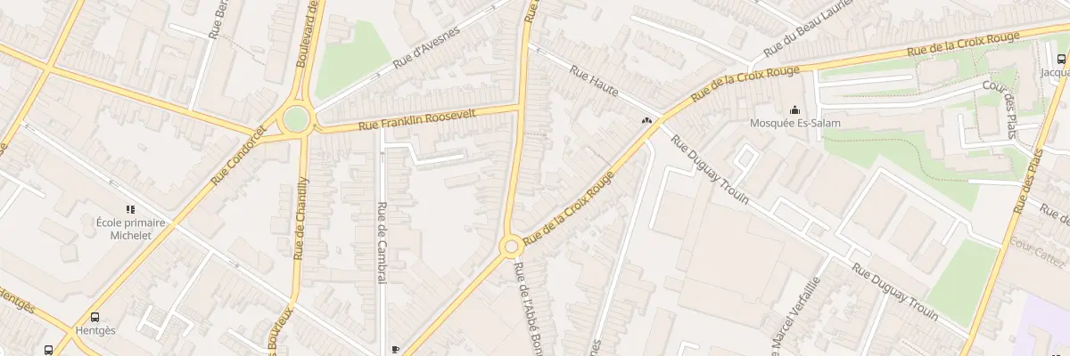 Plan du 16 Rue du Chêne Houpline à Tourcoing