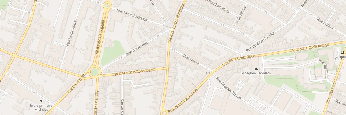 Plan du 56 Rue du Chêne Houpline à Tourcoing