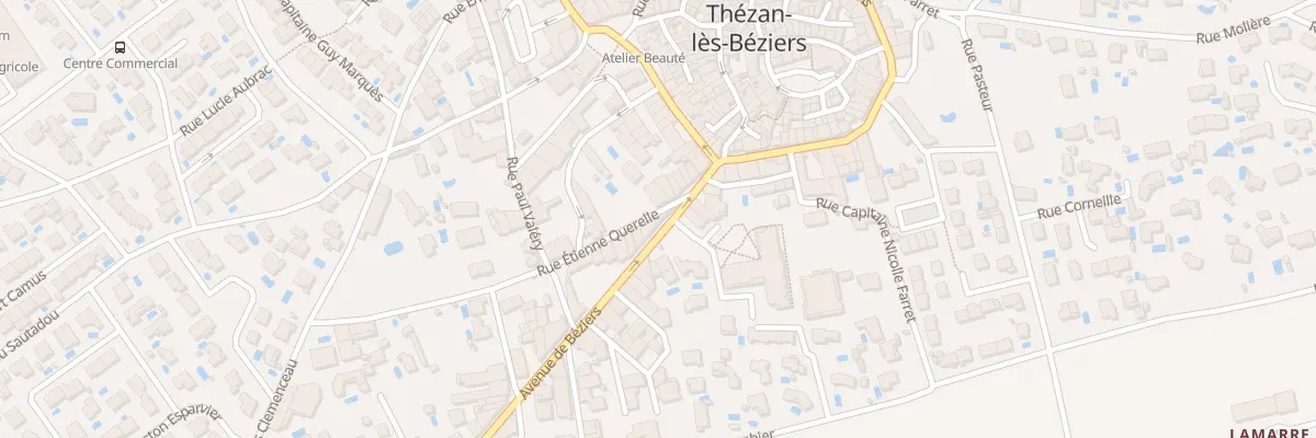 Plan du 16 Av de Beziers à Thézan-lès-Béziers
