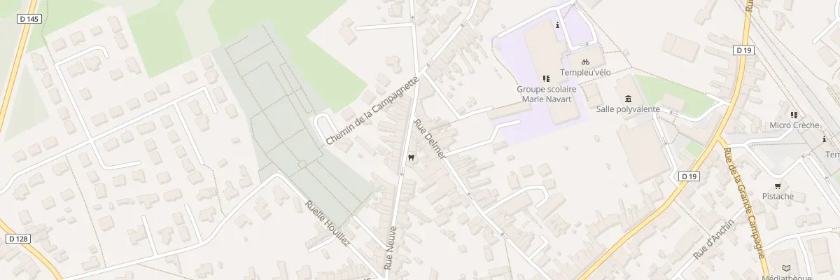 Plan du 40 Rue Neuve à Templeuve-en-Pévèle