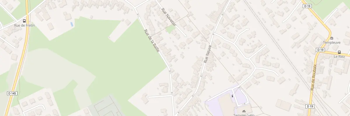 Plan du 10 Rue de la Baille à Templeuve-en-Pévèle