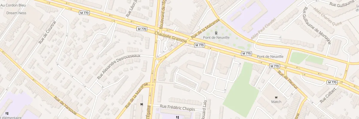Plan du 384 Rue de la Malcense à Tourcoing