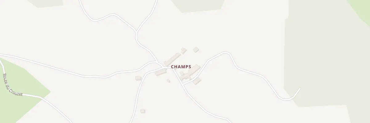Plan du 5021 Chams à Albaret-le-Comtal