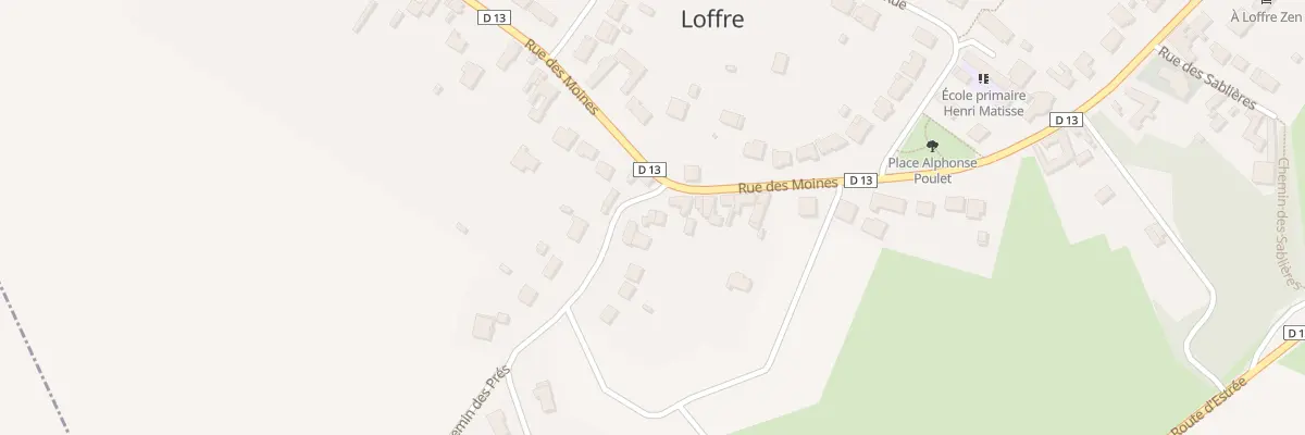 Plan du 15 Rue de Lewarde à Loffre