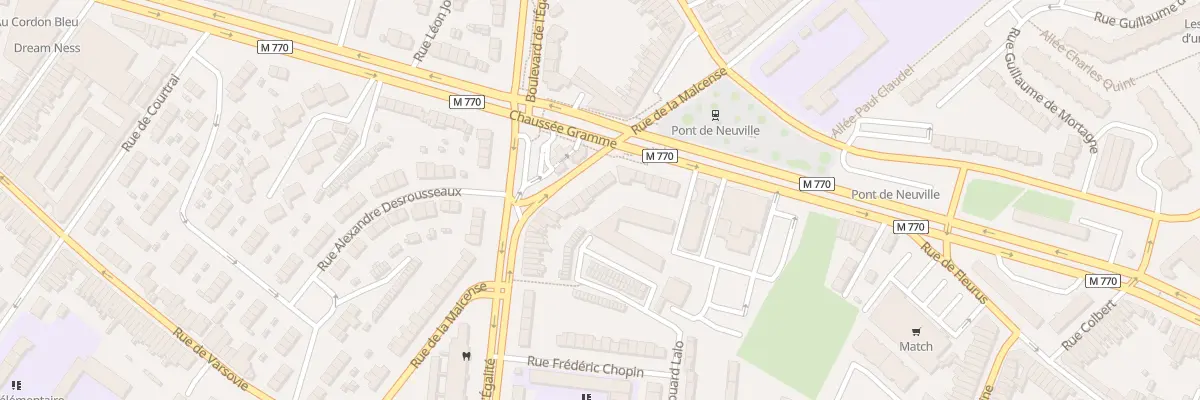 Plan du 386 Rue de la Malcense à Tourcoing