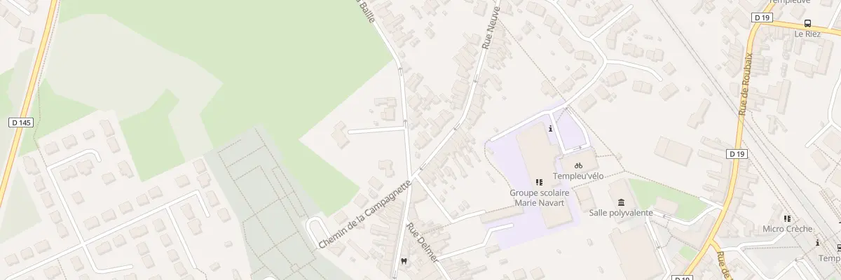 Plan du 69 Rue Neuve à Templeuve-en-Pévèle